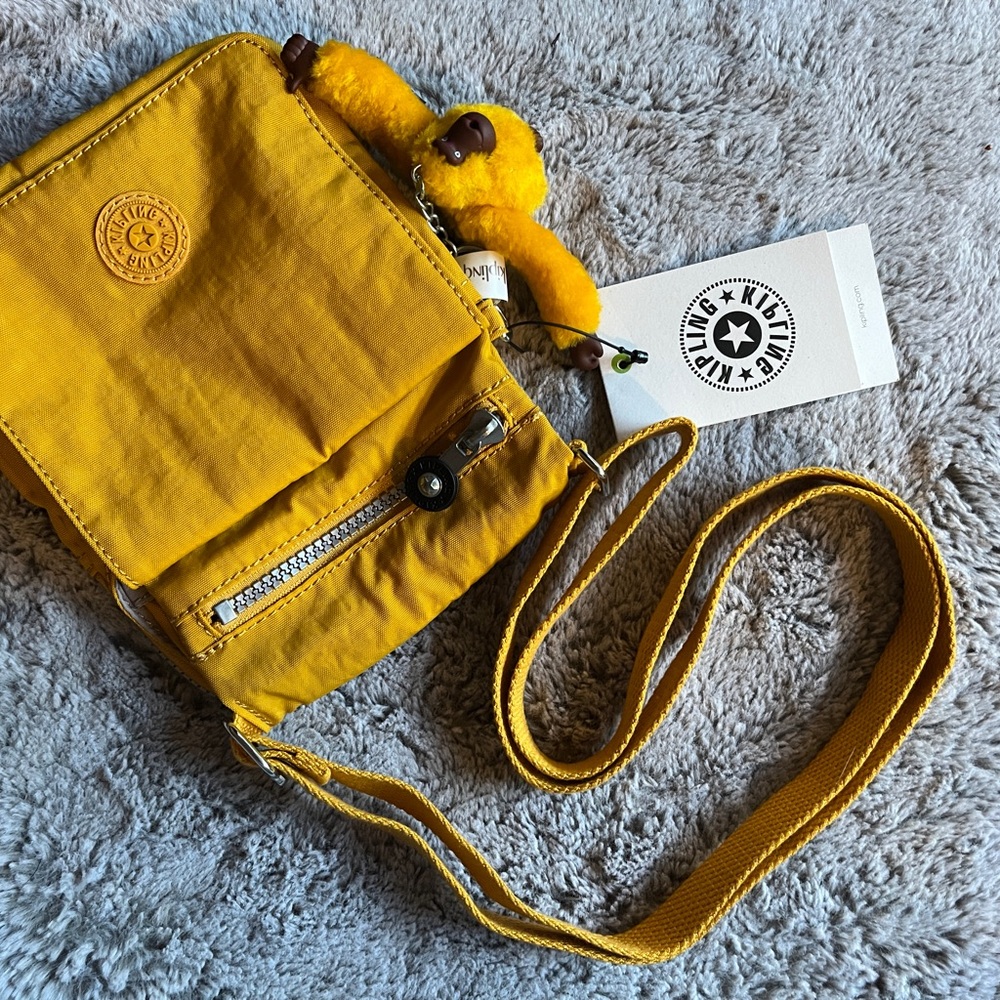 KIPLING Warm Yellow El Dorado Crossbody Bag